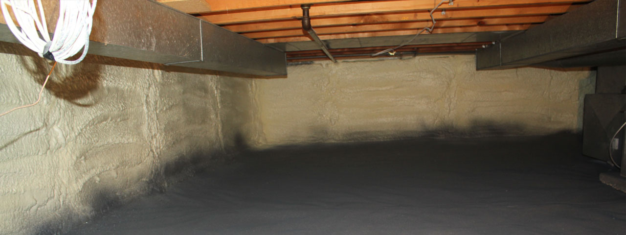 Denton spray foam insulation for crawl spaces